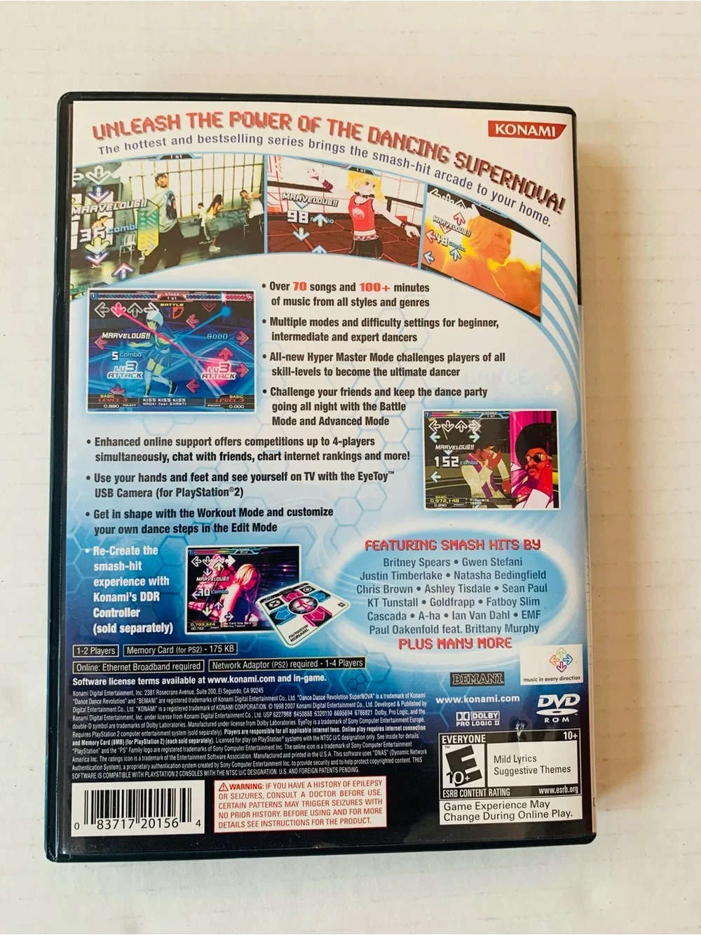 Dance Dance Revolution 2 Supernova Playstation 2